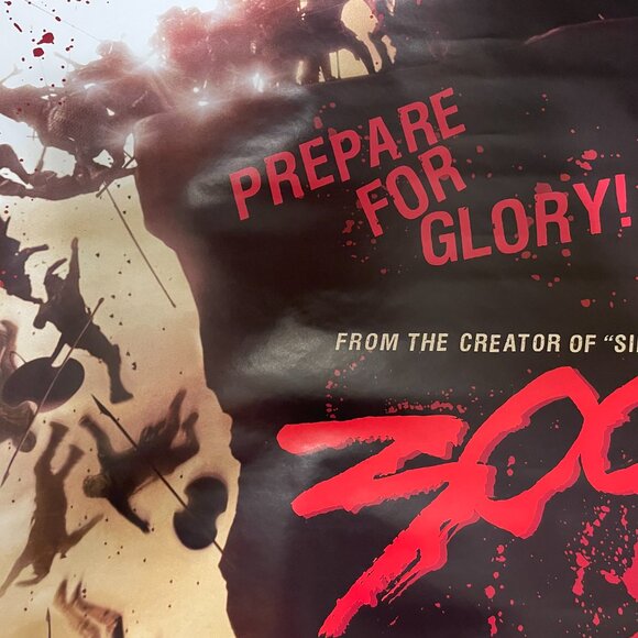 300 Leonidas Poster Prepare For Glory 2006 New - Picture 4 of 6